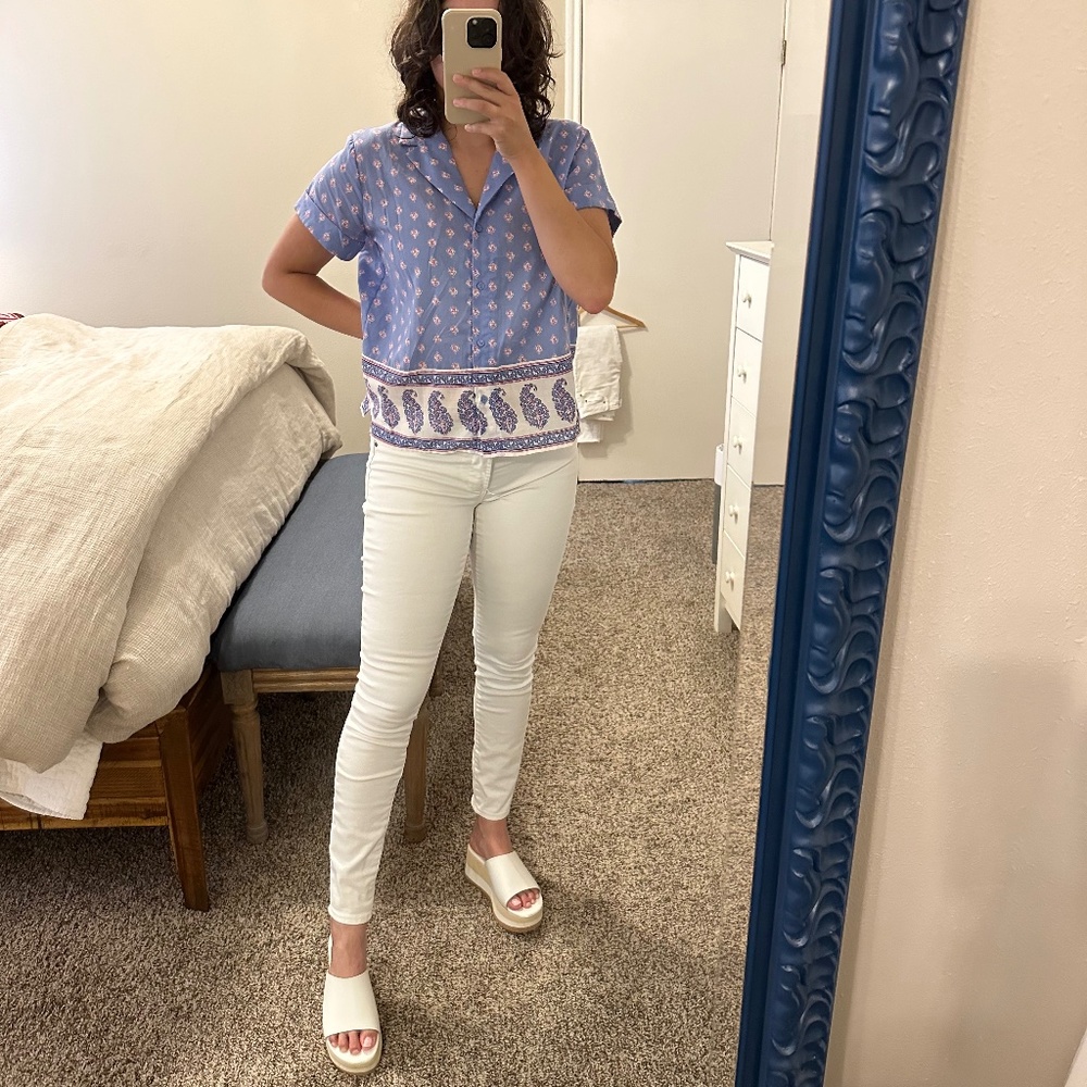 Articles of Society White Jeans